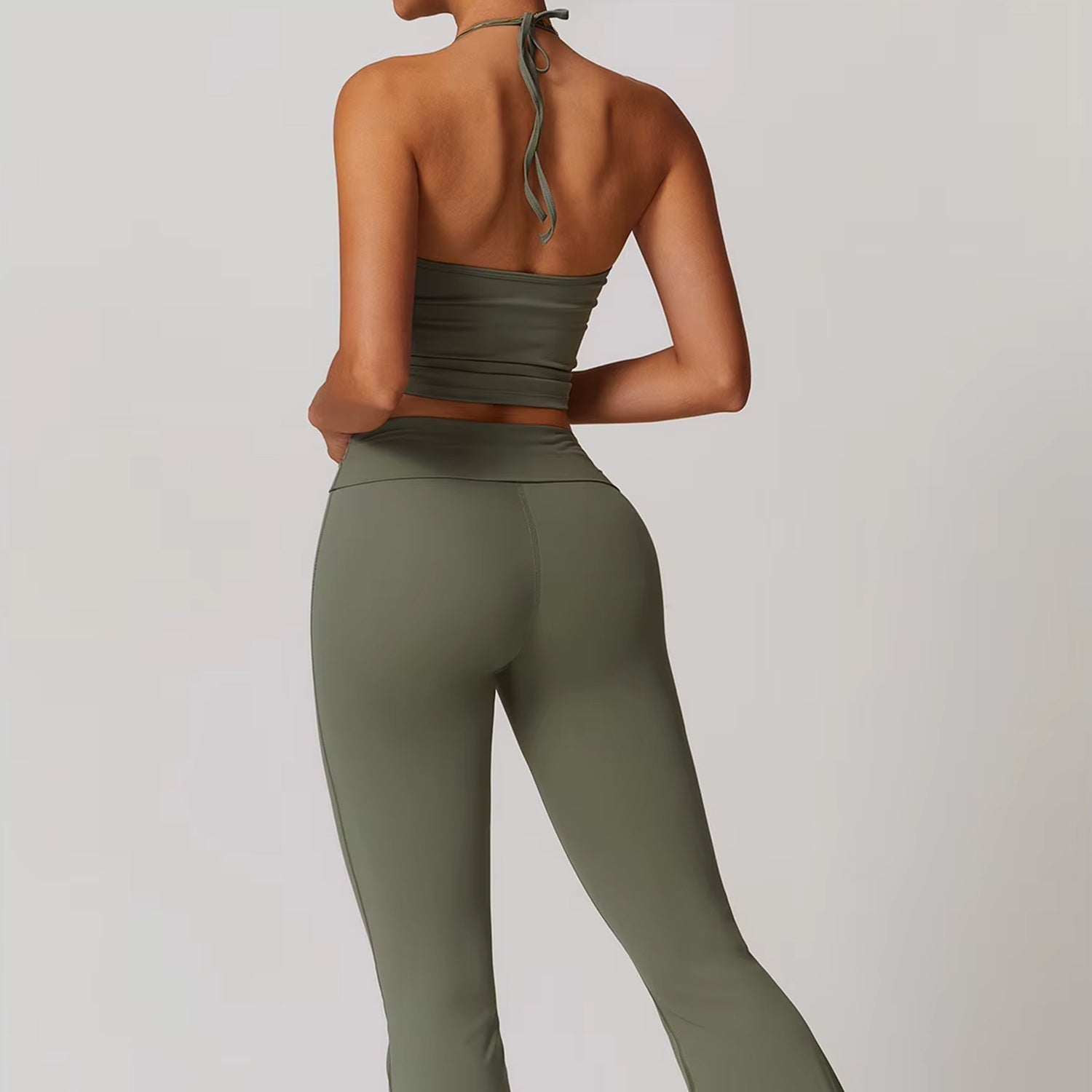 İpli Boyundan Bağlamalı Atlet