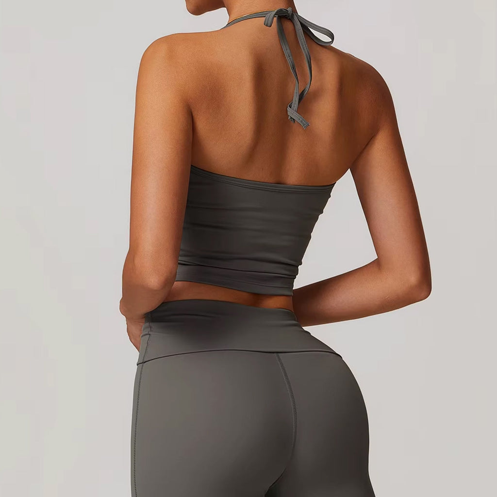 İpli Boyundan Bağlamalı Atlet