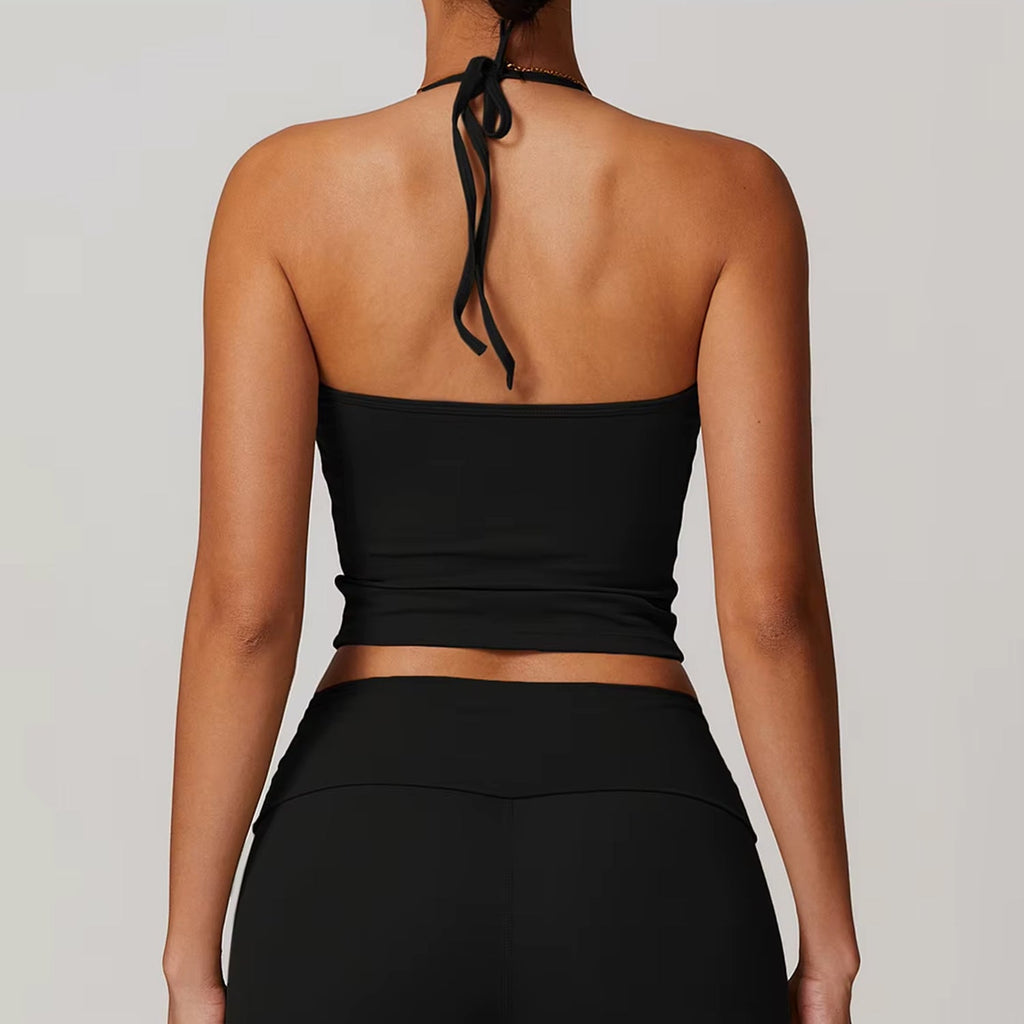 İpli Boyundan Bağlamalı Atlet