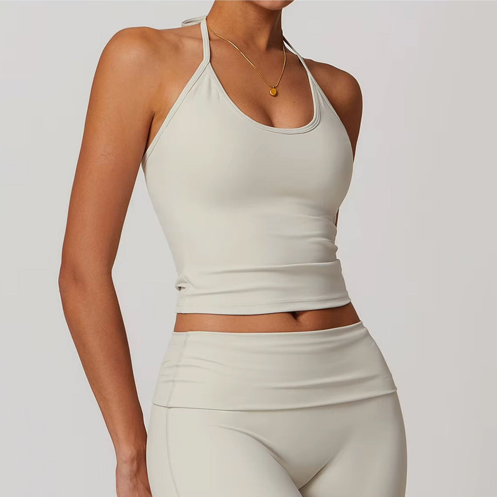 İpli Boyundan Bağlamalı Atlet