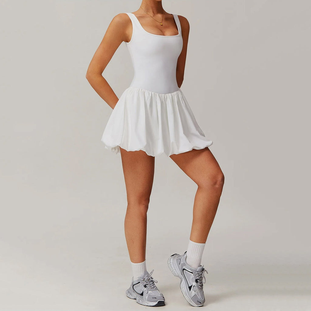 Askılı Balon Elbise Tulum