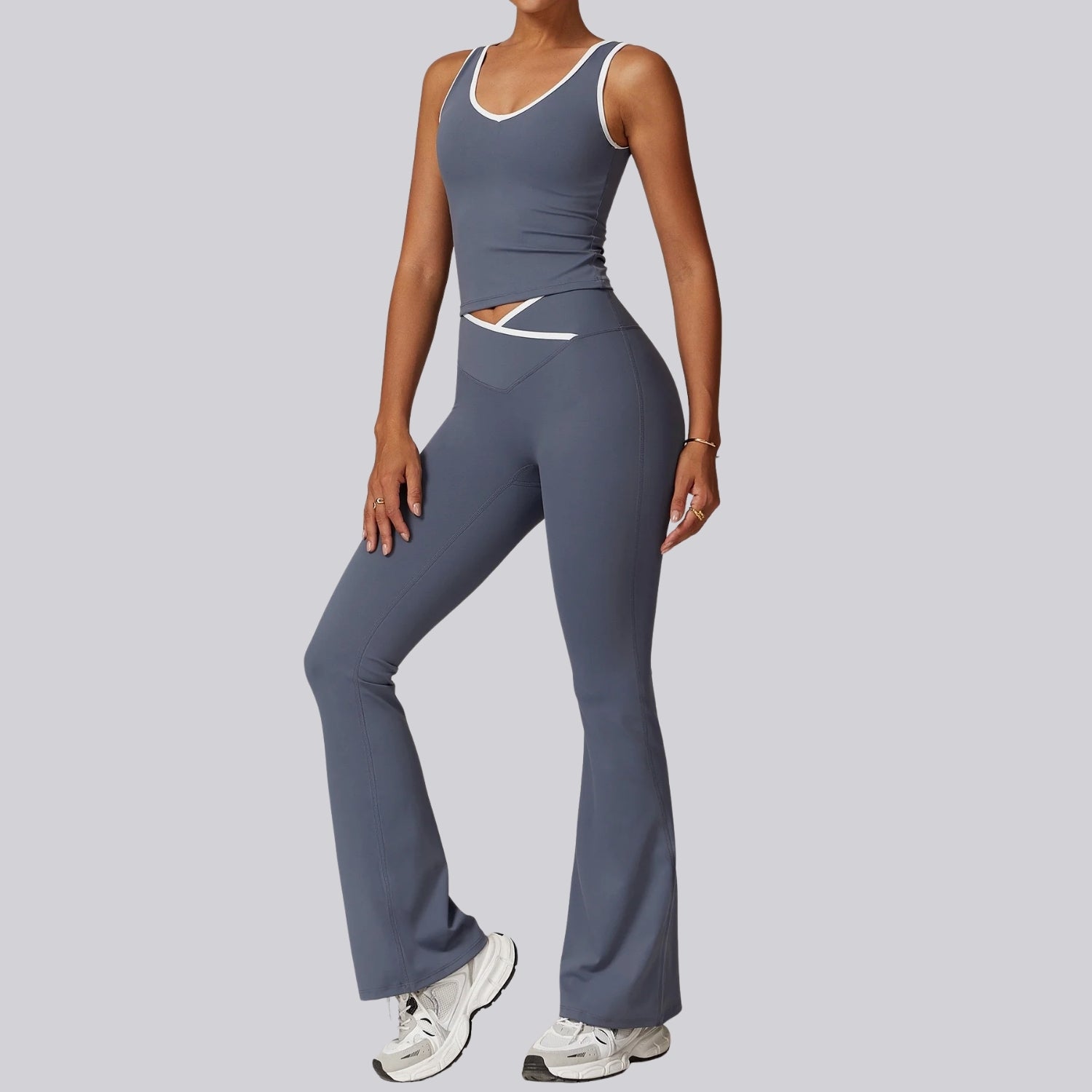 Flow Line Crop & Flare Tayt Takım