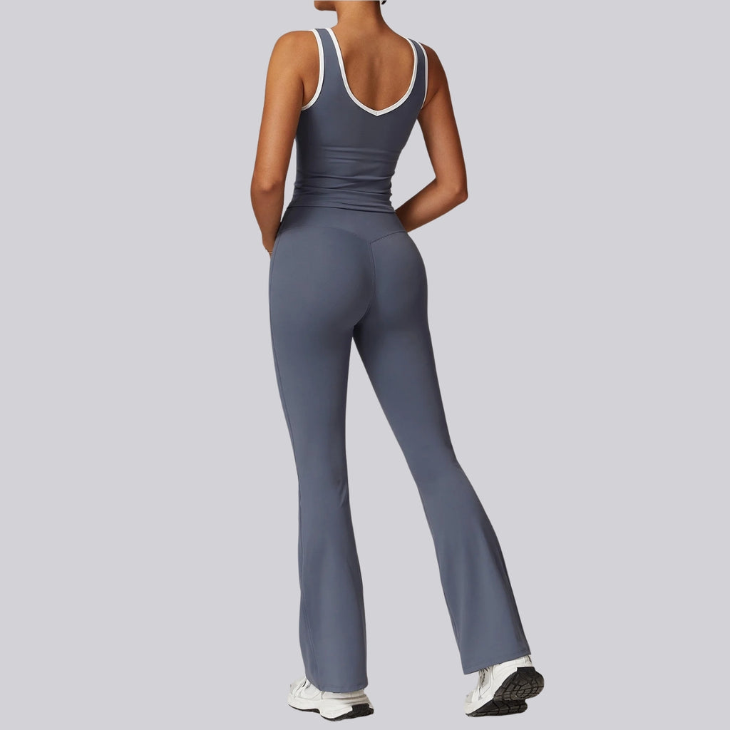 Flow Line Crop & Flare Tayt Takım