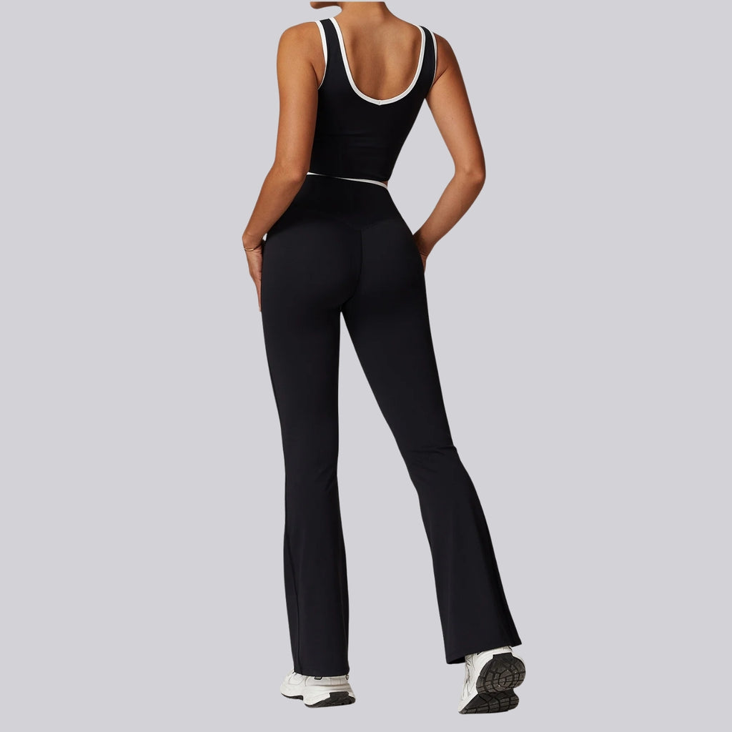 Flow Line Crop & Flare Tayt Takım