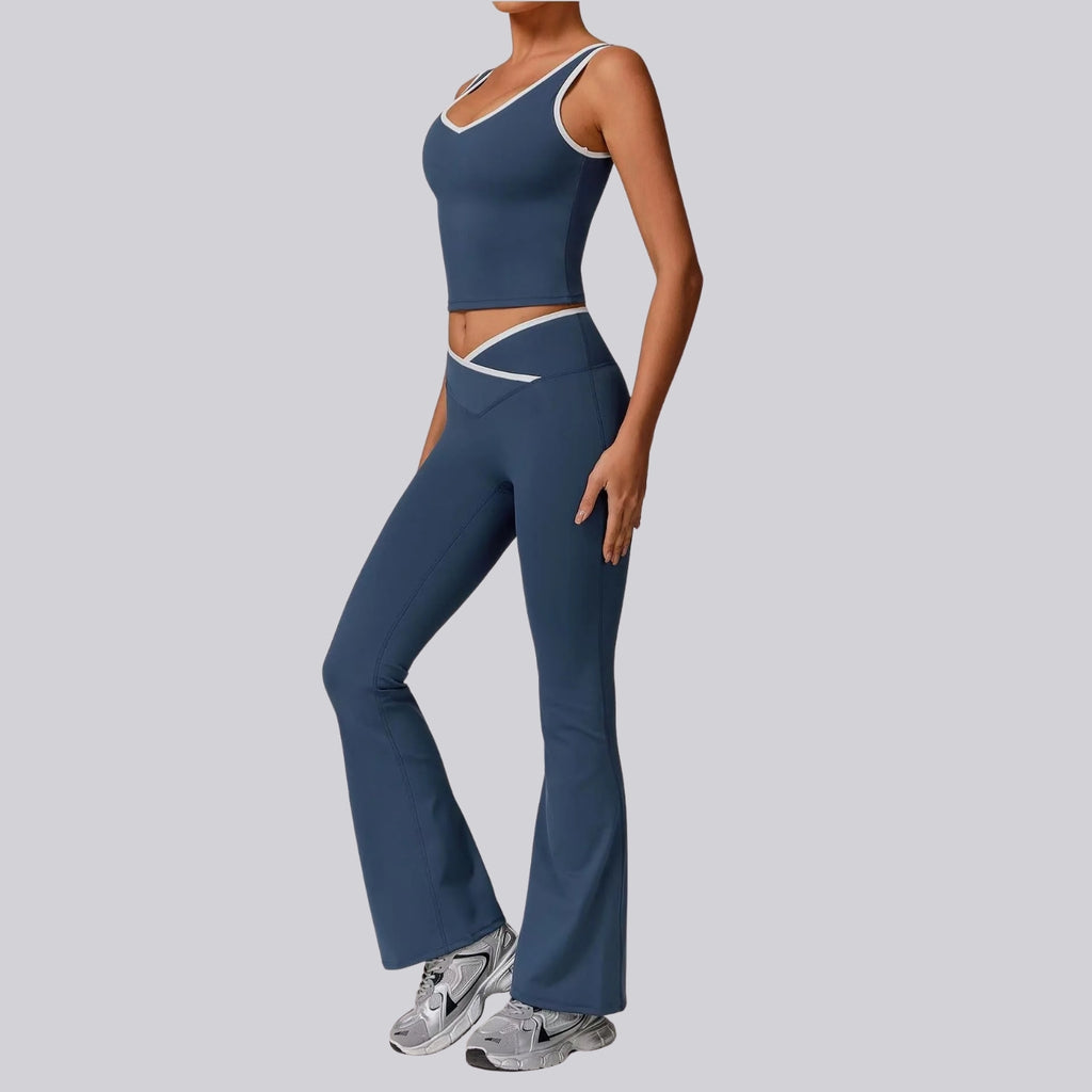 Flow Line Crop & Flare Tayt Takım