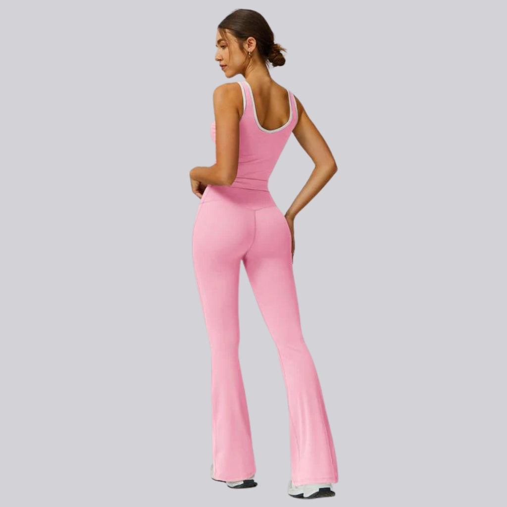 Flow Line Crop & Flare Tayt Takım