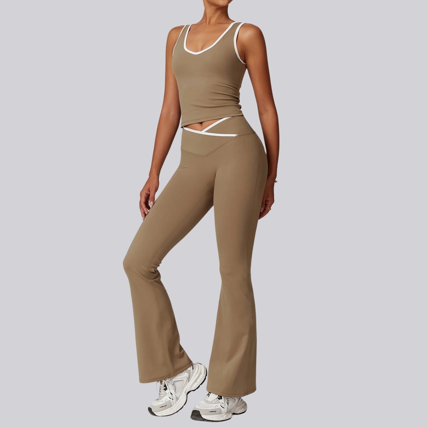 Flow Line Crop & Flare Tayt Takım