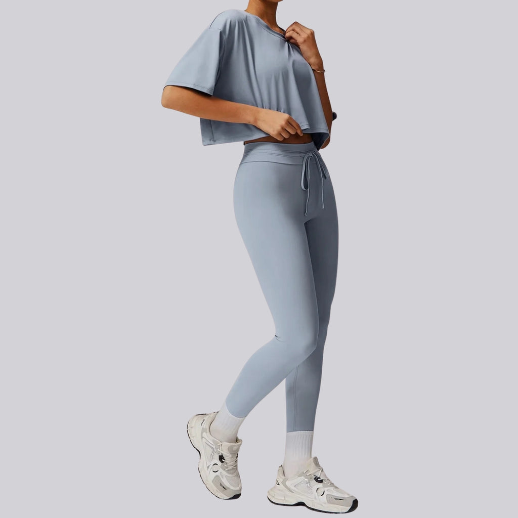 Gök Mavisi Crop Takım