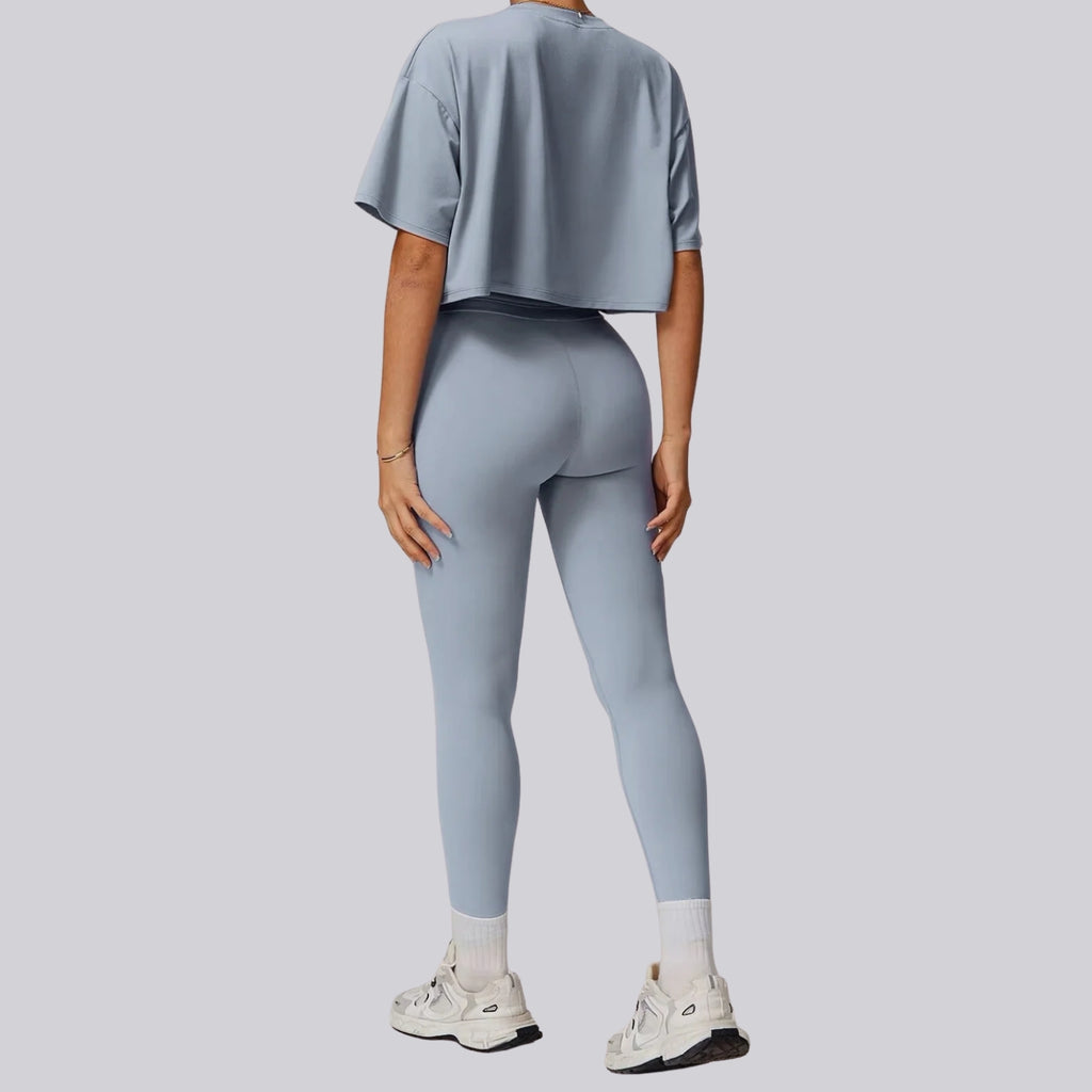 Gök Mavisi Crop Takım