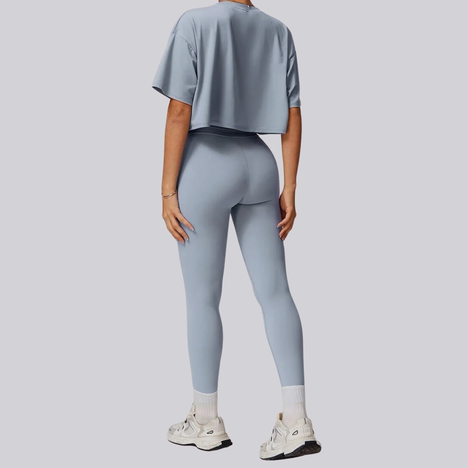 Gök Mavisi Crop Takım