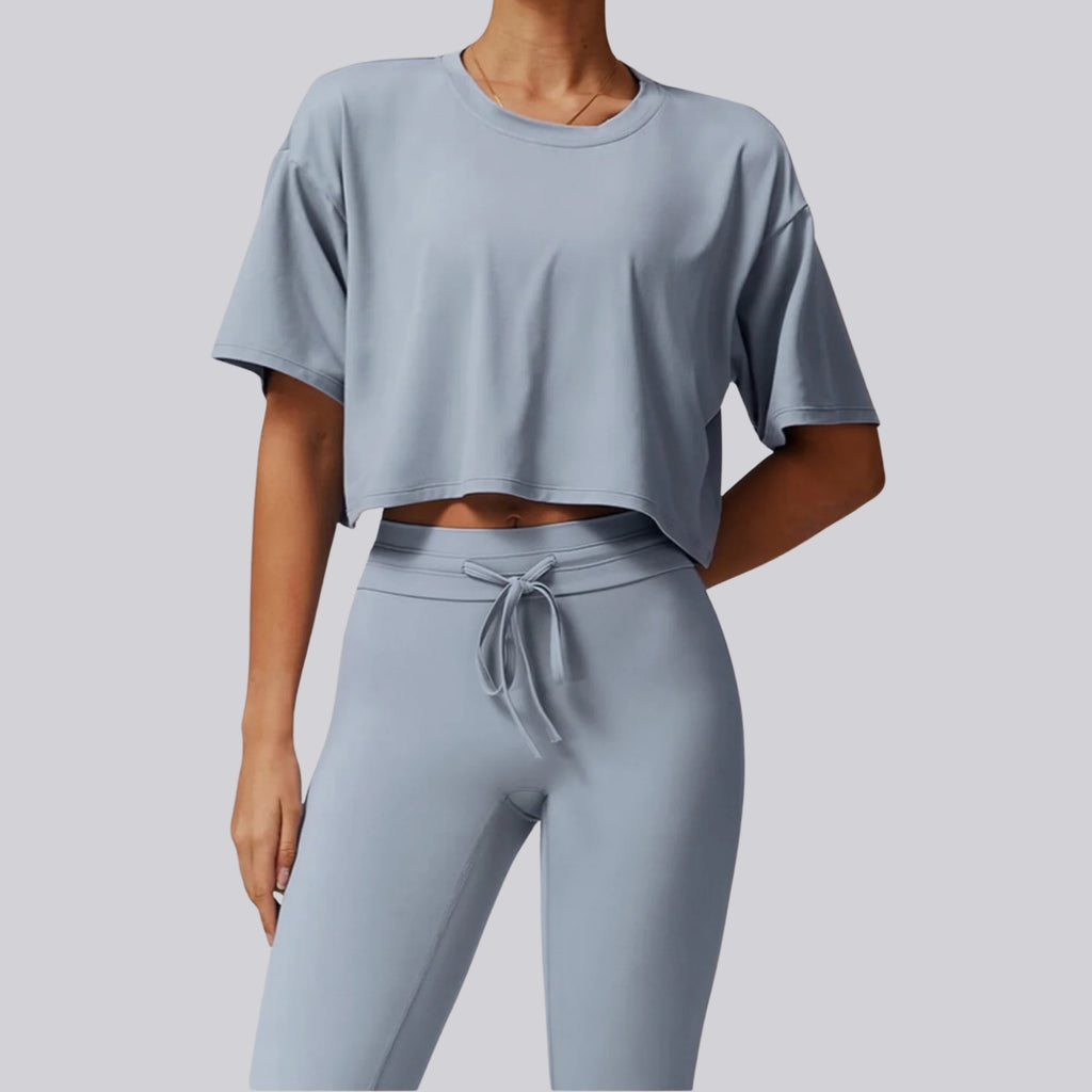 Gök Mavisi Crop Takım