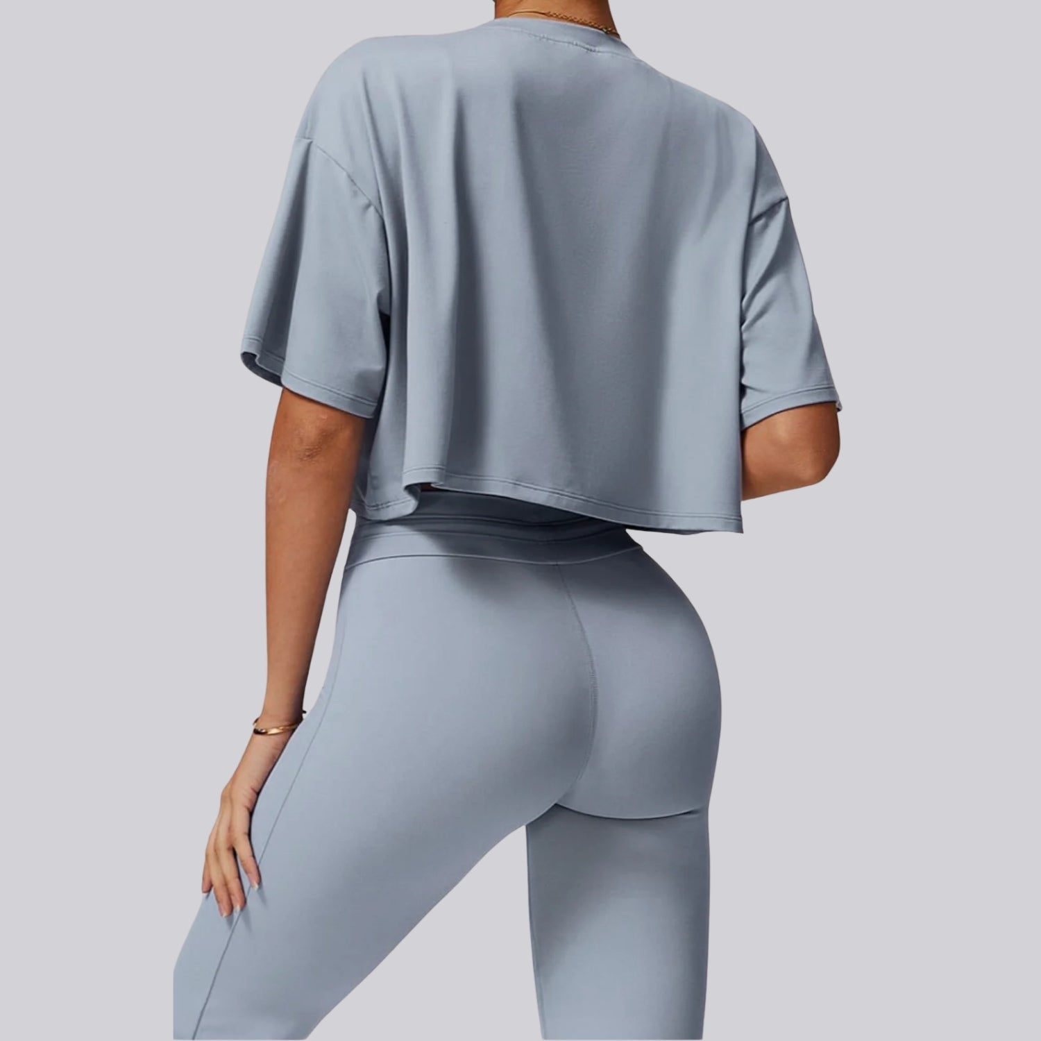 Gök Mavisi Crop Takım