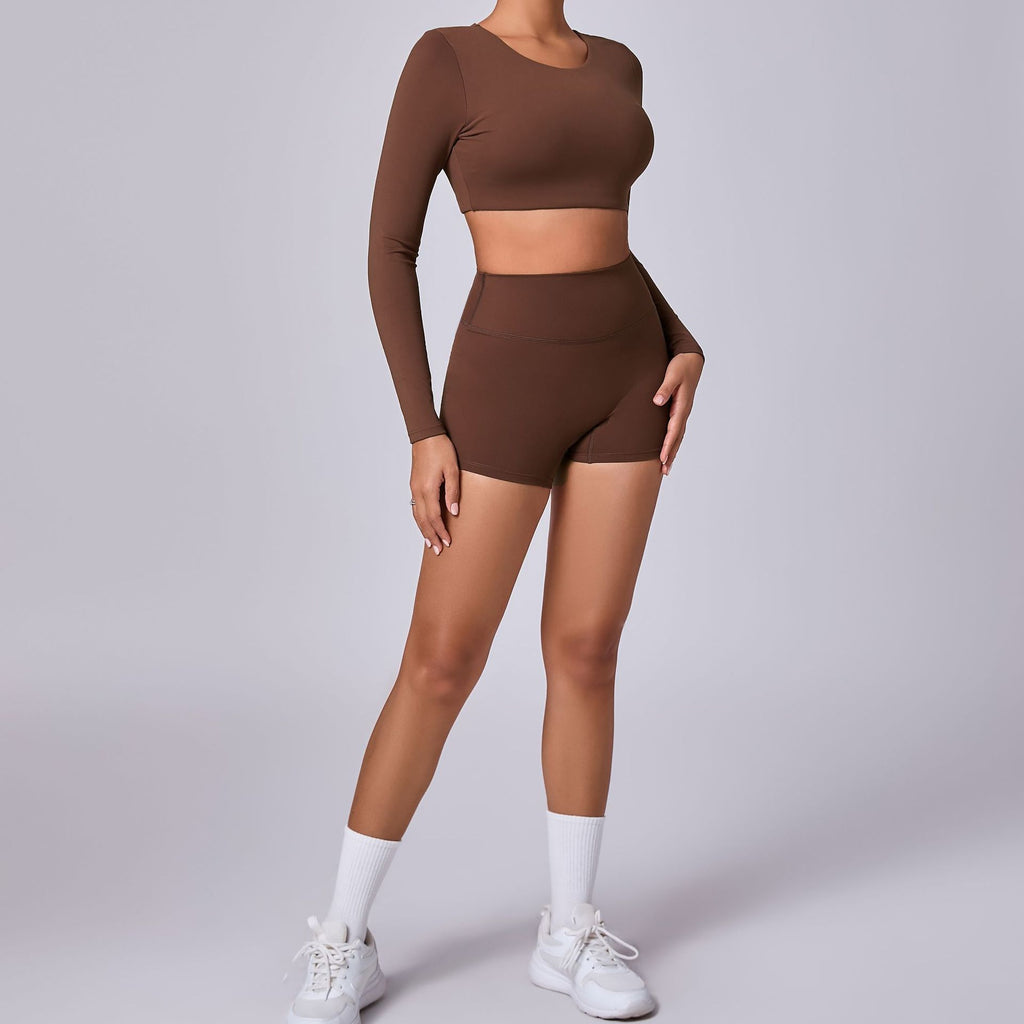 Flow Fit Crop Şort Takım