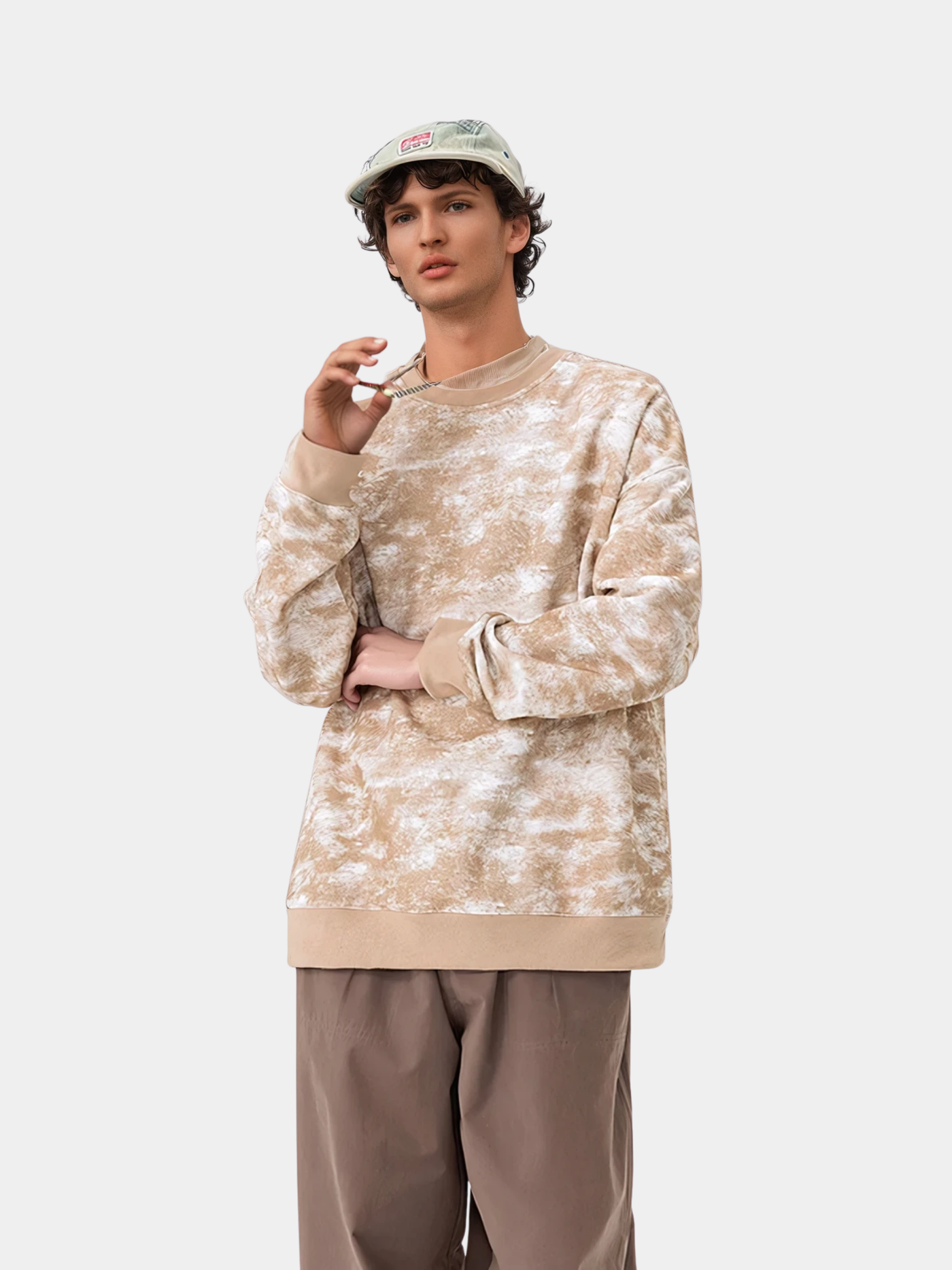 Berry Misty Oversized Sweatshirt