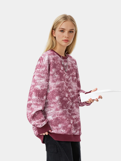 Berry Misty Oversized Sweatshirt