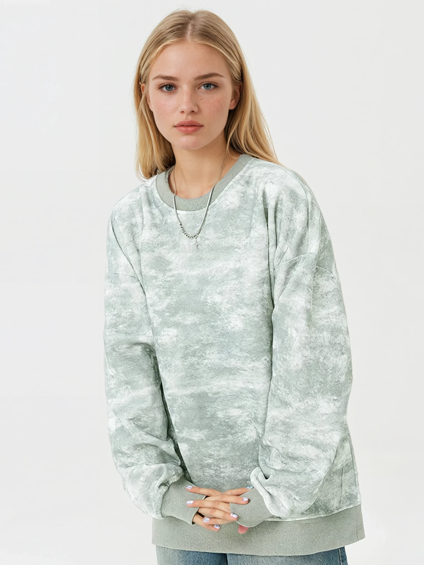 Berry Misty Oversized Sweatshirt